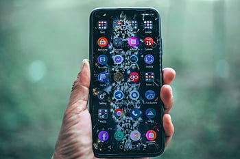 smartphone, Moderne mobiltelefon, apps, teknologi, konnektivitet, håndholdende telefon, Appikoner, digital enhed, mobil teknologi, Smartphone -apps, moderne teknologi