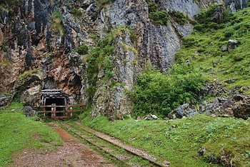 abandoned Mine, nature, mountain, mining, rocks, coal Industry, asturias, covadonga, coal, mountains, industry