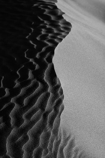 desert, sand, texture, pattern, shadow, minimal, nature Dark, nature, landscape, black And White, grass