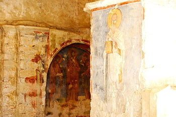 frescoes, saints, religion, christianity, vera, trinity, nicholas Chudotvorets, nicholas Ugodnik, nicholas Of Myra, svyatitel Nicholas Holy, church
