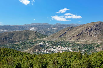 Španělsko, andalusie, provincie, provincie Granada, Güéjar Sierra, umístění, místní komunita, sierra nevada, krajina, pohoří, hory