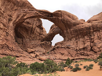 Moab, Utah, pietra, ponte, deserto, paesaggio, roccia, Stati Uniti d'America, arenaria, geologia, erosione