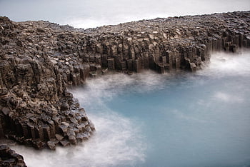 jusangjeolli Cliff, coast, sea, ocean, fog, coastline, cliff, rock Formation, rock, volcanic Island, tourism