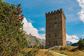 Berge, zugrunde richten, Natur, die Architektur, altes Gebäude, historisch, Landschaft, Engadin, Schweiz