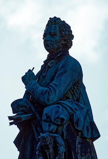 estatua, escultura, filósofo, explorador, obra de arte, Monumento, bronce, figura, mano, bolígrafo, cuaderno