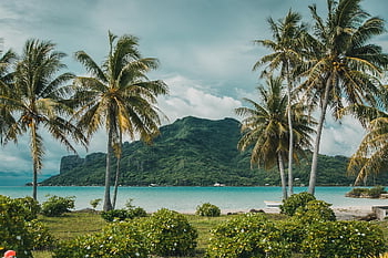 maupiti, ocean, french Polynesia, tropical, island, travel, blue Sky, water, sea, nature, vacation