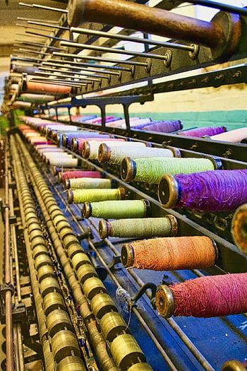 tkaní, stroj, textil, tkanina, bavlna, výrobní, průmysl, Výroba, průmyslový, továrna, vzor