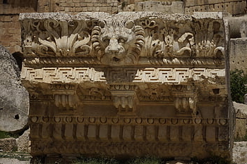baalbek, Libanon, římské architektury, ruiny, archeologie