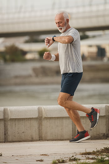 senior, male, running, jogging, retirement, wellness, fit, person, man, sport, adult