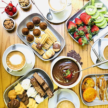 фондю, шоколад, храна, ягода, десерт, плодове, сладка, много вкусен, бяла ружа, вкусно, Chocolatier