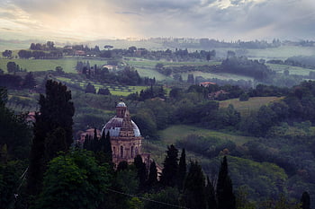 tuscany, firenze, siena, landscape, wallpaper, hd Wallpaper, italy