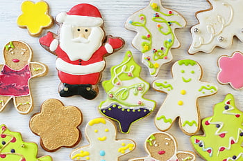 christmas, gingerbread Man, santa Claus, gingerbread Cookies, christmas Trees, santa, cookies, biscuits, homemade, gingerbread, baked