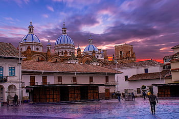 Cattedrale, cuenca ecuador, architettura, Chiesa, ecuador