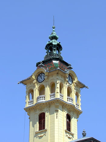 tower, town Hall, high, building, szeged Hungary, hungary, architecture, mayor's Office