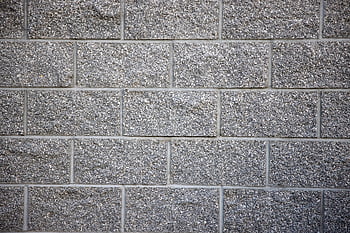 Cementblokvæg, baggrund, mursten, murværk, cement, beton, revnet, ydre, grå, grunge, mønster