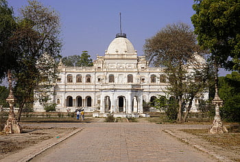 Pałac Sadiq Garh, pałac, punkt orientacyjny, historyczny, fasada, architektura, Pakistan, muzułmański, budynek, Włochy, biały