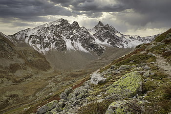 vysokohorský, hory, turistika, pohoří, hornatý, horské krajiny, skály, stezka, cesta, Příroda, Alpy