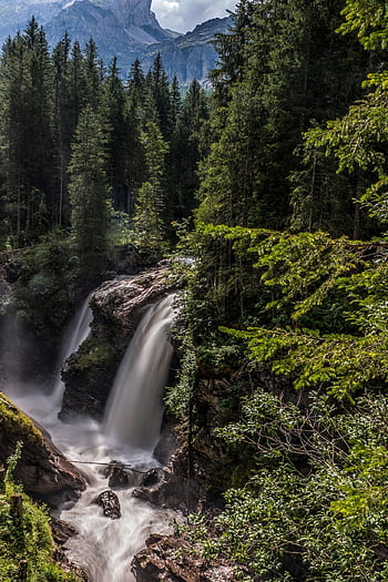 vandfald, natur, rejse, udforskning, udendørs, torrent, sten, klipper