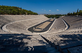 olympia, stadion v Olympii, Athény, Řecko, stadión, historické místo