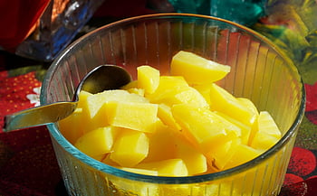 potatoes, salt Potatoes, meal, cook, food, dish, kitchen