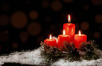 candles, christmas, Wallpaper 1920x1080, hd Wallpaper, nature, windows Wallpaper, advent, christmas Candles, full Hd Wallpaper, laptop Wallpaper, snow