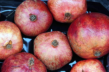granátová jablka, ovoce, jídlo, vyrobit, sklizeň, zdravý, vitamíny, organický, Červené