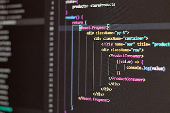 HTML code, JavaScript code, Visual Studio Code, computer screen, close-up, programming, web development, coding, software development, black screen, code editor
