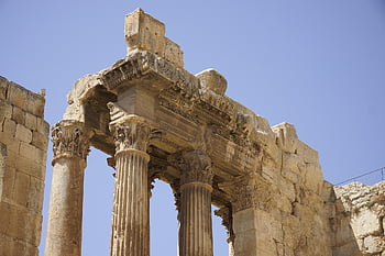 baalbek, zříceniny, architektura, římský, muzeum, Libanon, antický, heliopolis