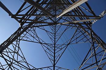 elektřina, vedení vysokého napětí, řádek, kabel, přenos, energie, pól, ocel, Napětí, elektrárna, rozdělení