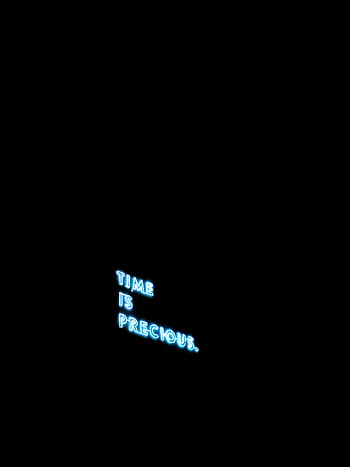 Neonschild, Zeit ist Geld, leuchtet Neon, schwarzer Hintergrund, Wichtigkeitsnachricht, verschwommenes Foto, Neon Signage, Neon-Text, dunkler Hintergrund, Motivationszitat, Neonlicht
