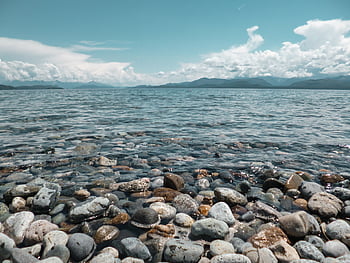 lake, mountain, rocks, moutains, landscape, nature, darling, clouds, tourism, adventure, argentina