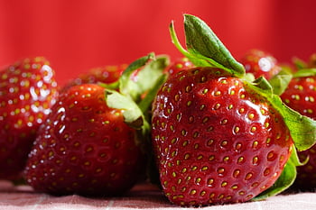 strawberries, fruits, ripe, food, healthy, organic, fresh, close Up, macro, fruit, strawberry