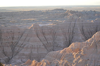 národní park badlands, kaňony, západ slunce, krajina, hory, vrchol, summitu, skalní útvary, Příroda, scenérie, scénický
