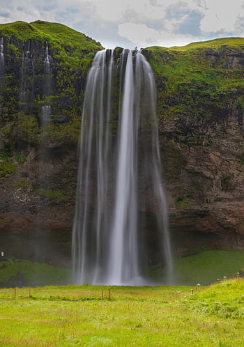 waterfall, nature, iceland, landscape, river