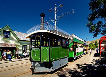 Kitson Steam Tram, Ferrymead, Trams, Steam driven Engines, Christchurch
