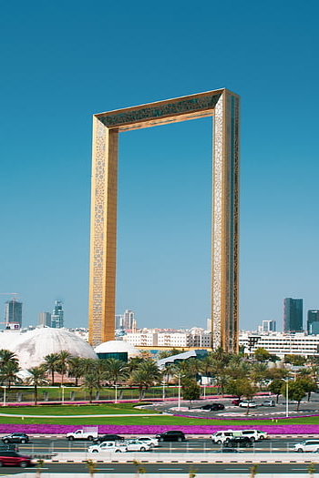 dubaj rám, budova, mezník, Budova rámu obrazu, architektura, architektonický, moderní, město, mrakodrap, Zabeelův park, Dubaj
