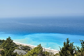 spiaggia, natura, mare, baia, costa, vacanze, viaggio, Grecia, estate, paesaggio