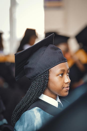 graduation gown, listening to speech, young graduate, cap and gown, ceremony, Nairobi, Kenya, portrait, graduation ceremony, student, graduation day