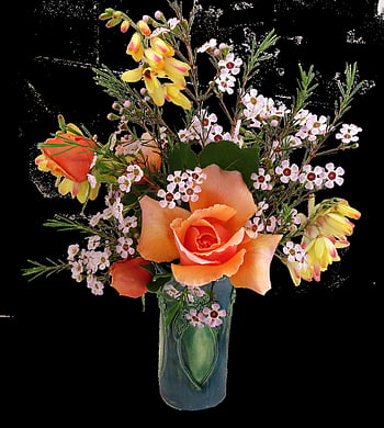 flowers, arrangement, colorful, flower Wallpaper, spring, beautiful Flowers, flower Background, vase, garden, nature