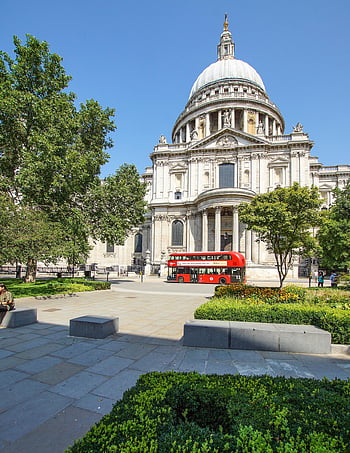 london, st Pauls, cathedral, architecture, england, dom, tourism, building, church, famous, river Thames