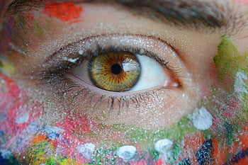 eye, girl, optician, eyesight, eyebrows, face, photography, colorful, eyeshadow, makeup, cosmetics