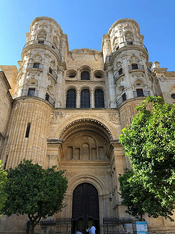 Cathedral of Málaga, Malaga Cathedral, Renaissance landmark, Spain, stunning view, architectural details, historic building, European architecture, tourist attraction, cultural heritage, Malaga cityscape