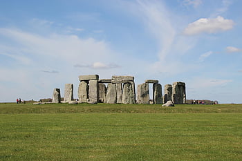 stonehenge, monument, field, england, stones, rocks, landmark, archaeology, history, historical, landscape