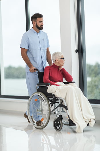 pečovatel, zdravotní sestřička, senior, Podpěra, podpora, osoba, péče, postižení, starší, handicap, Pomoc, trpěliví