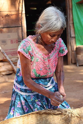 chatina, Mexique, Oaxaca, la pauvreté, femme, chatino, Nopala, régional, tradition, indigène, mexicain