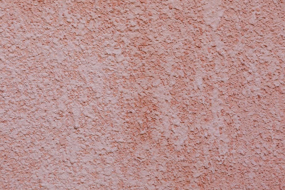 abstraktní povrch, světle červená barva, Korálová texturovaná sádra, Detailní zeď, pozadí návrhu, texturou zdi, abstraktní textura, návrhové projekty, světle červená textura, korálové barvy, omítky zdi