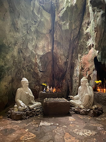 mountains, cave, nature, landscape, da Nang, vietnam, statues, sculptures, buddhism, religion, danang