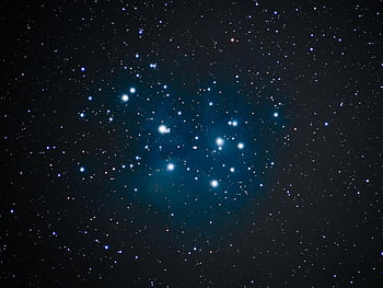 Seven Sisters, Pleiades, star cluster, night sky, astronomy, celestial, stars, bright, cosmic, open cluster, M45