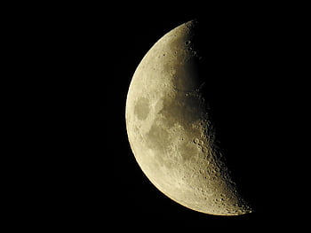 Mond, Nacht-, Natur, Nachthimmel, Halbmond, Himmel, Abend, Fotografie, p900, Nikon, Kamera