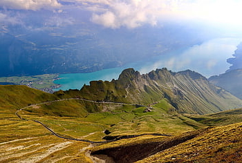 hory, jezero, mraky, horské jezero, údolí, vrchol, summitu, pohoří, vysokohorský, Alpy, krajina